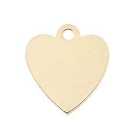 gf 14mm heart charm