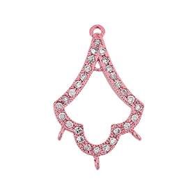 24x14mm cubic zirconia bell centerpiece