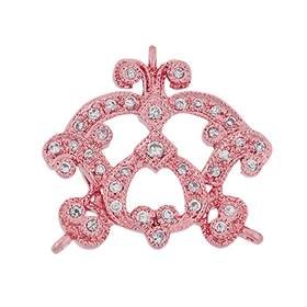 20mm cubic zirconia filigree centerpiece