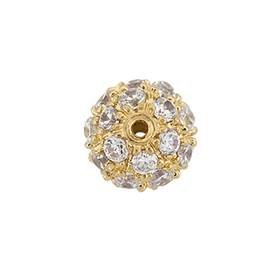 7mm cubic zirconia round bead