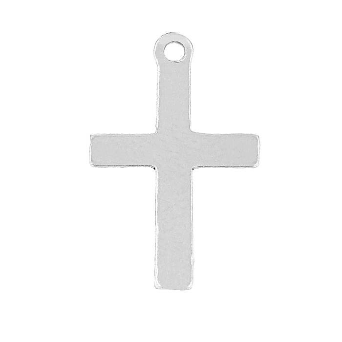 ss 12x21mm cross charm