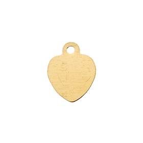 gf 7mm heart charm