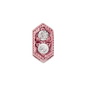 5x3mm cubic zirconia connector