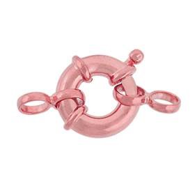 rose gold vermeil 12mm close ring springring clasp