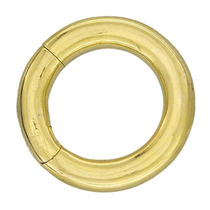 vermeil 20mm round ring clasp