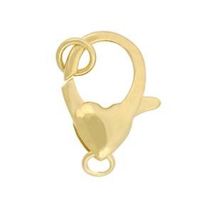 vermeil 19x13mm heart oval trigger clasp