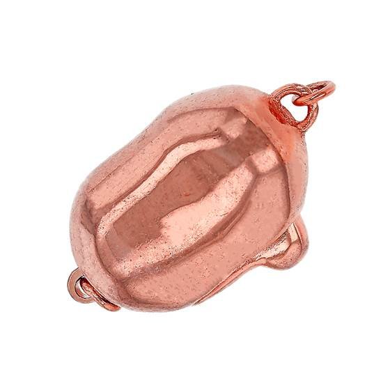rose gold vermeil 15x10mm side trigger one touch clasp