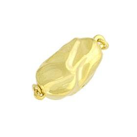 vermeil 16x8mm one touch clasp
