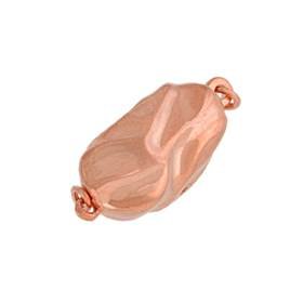 rose gold vermeil 16x8mm one touch clasp