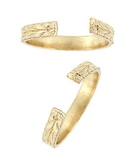 gold filled 3x65mm arrow head ring shank