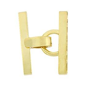 vermeil 35x25mm multi-row fold over clasp