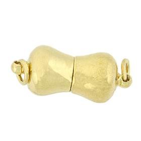 vermeil 14x7mm bow magnetic clasp