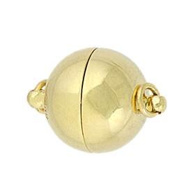 vermeil 10mm ball magnetic clasp