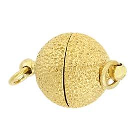 vermeil 10mm star dust ball magnetic clasp