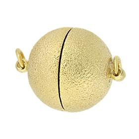 vermeil 14mm star dust ball magnetic clasp