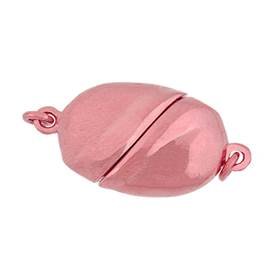 rose gold vermeil 16x10mm oval magnetic clasp