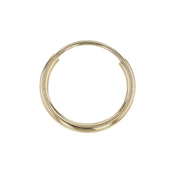 14ky 21mm hoop endless hoop earring