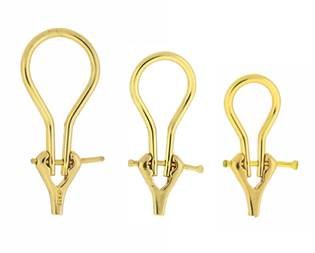 14k Earring Omega Clips 3077 Bella Findings House 14k Earring Omega Clips 3077