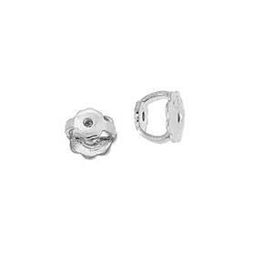 Platinum 4.5X0.84mm Hole Earring Screw Earnut Type A Bella Findings House