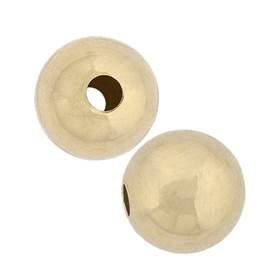 gold filled 10mm light round bead