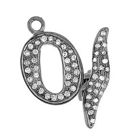 rhodium sterling silver 71pts 15mm diamond toggle clasp with wave bar