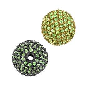 14K Ball Tsavorite Bead