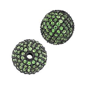 14kw 1.45cts 10mm tsavorite ball bead