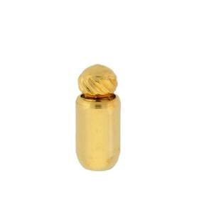 gold plat 10mm brass stick pin clutch