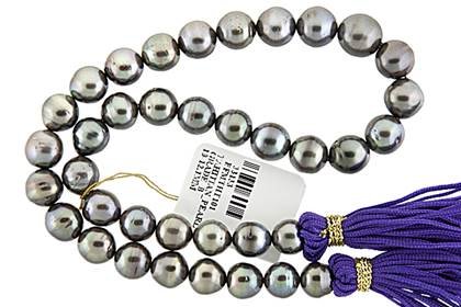 semi-round shape pearl tahitian pearl graduated 10-12.1mm