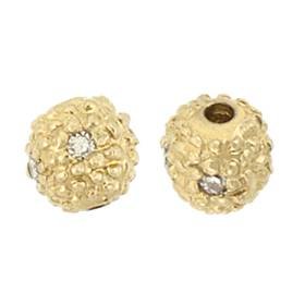 14ky 4mm 2pts/4pcs diamond bead