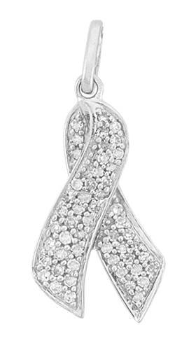 14kw 19mm 24pts/52pcs breast cancer ribbon charm