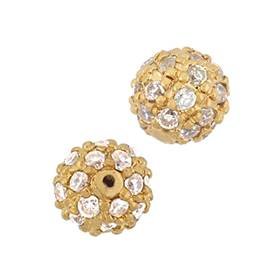 6mm cubic zirconia ball bead