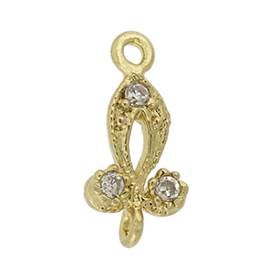 10x5mm cubic zirconia drop connector
