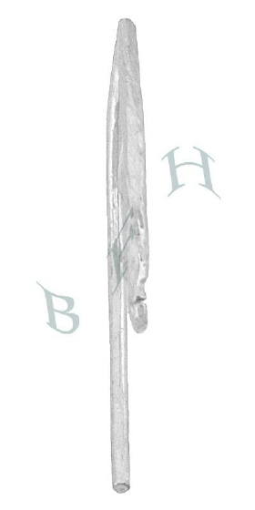 rhodium plated marquise earwire earring