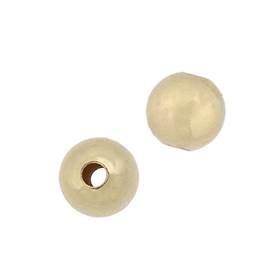 gold filled 5.0mm round bead