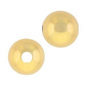 gold filled 10mm round bead