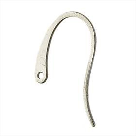 sterling silver flat earwire earring