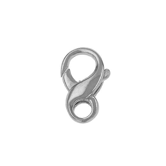 sterling silver 8x5mm trigger infinity clasp