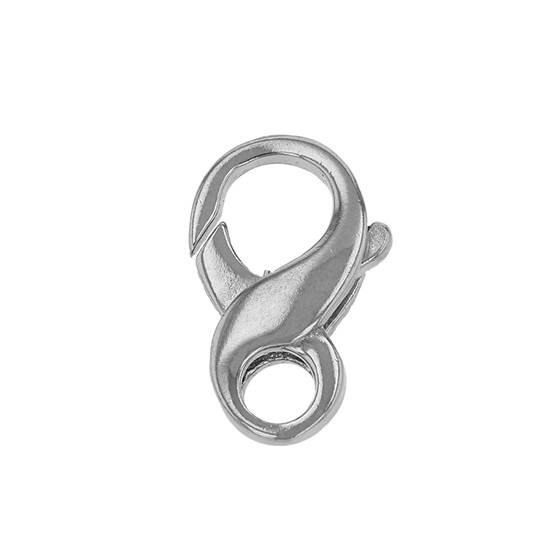 sterling silver 12x7mm trigger infinity clasp