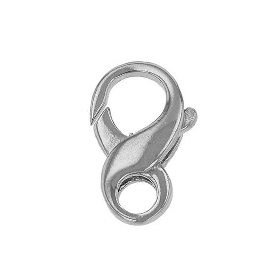 sterling silver 15x9mm trigger infinity clasp