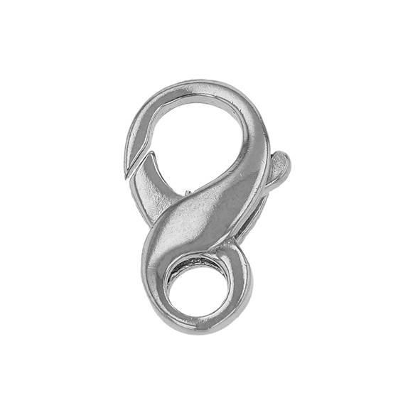 sterling silver 20x12mm trigger infinity clasp