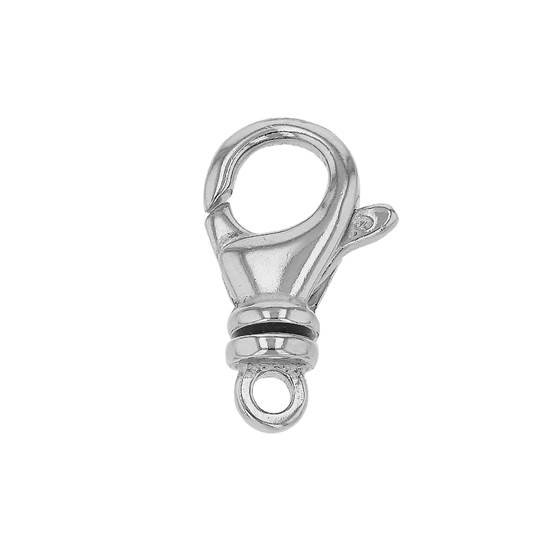 sterling silver 13x6mm swivel trigger oval clasp