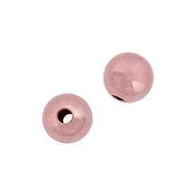rose gold filled 3.0mm round bead
