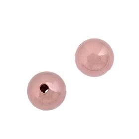 rose gold filled 5.0mm round bead