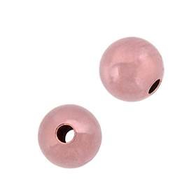 rose gold filled 6.0mm round bead