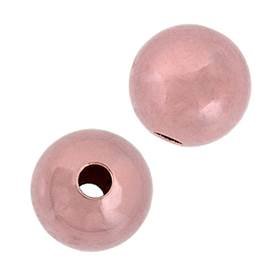 rose gold filled 8.0mm round bead