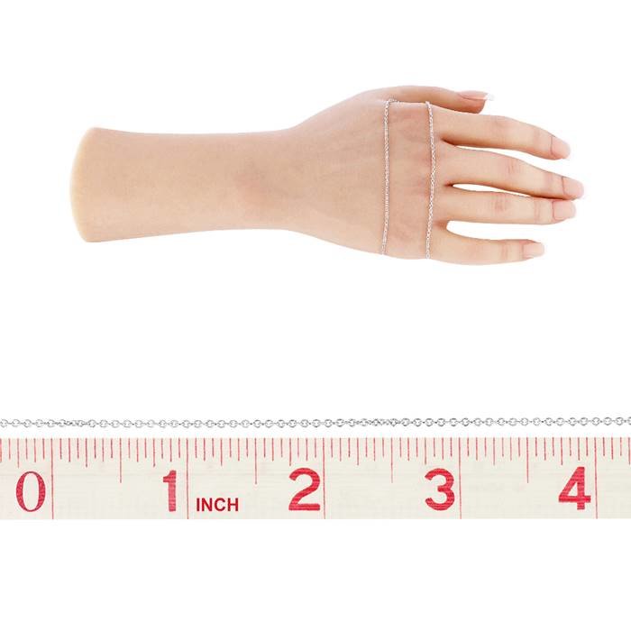 14kw 1.5mm chain width oval cable chain