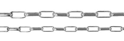 1.2x3.1mm Width Sterling Silver Elongated Belcher Rolo Chain