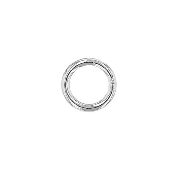 ss 4mm round closed jump ring