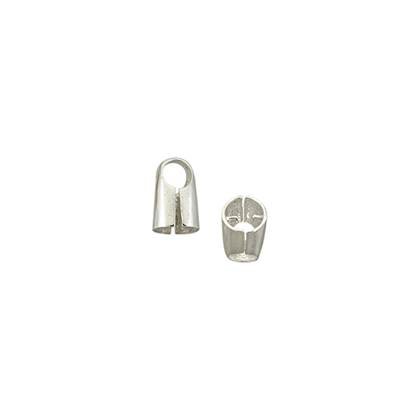 ss 3mm round cap leather end
